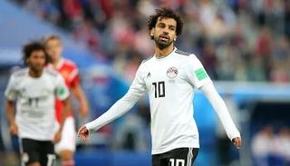 محمد صلاح بقميص منتخب مصر