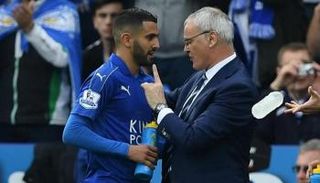 رياض محرز ورانييري في ليستر سيتي