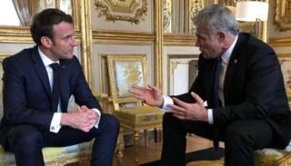 لابيد وماكرون-أرشيفية