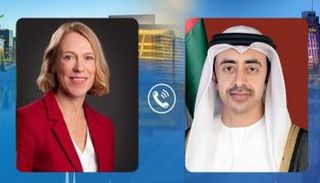 الشيخ عبدالله بن زايد آل نهيان ووزيرة خارجية النرويج- وام