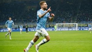 إيموبيلي في مباراة إنتر ميلان ضد لاتسيو