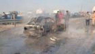 4 قتلى و33 مصابا في تصادم 60 سيارة بإيران (فيديو وصور)