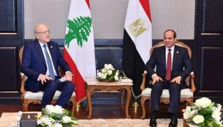 السيسي وميقاتي