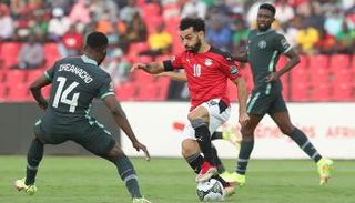 من مباراة مصر ونيجيريا في كأس أمم أفريقيا