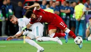 محمد صلاح وسيرجيو راموس
