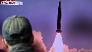 تجربة صاورخية سابقة لكوريا الشمالية - أ.ف.ب