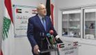 افتتاح "مركز محمد بن زايد" لعلاج مرضى كورونا في لبنان (صور)