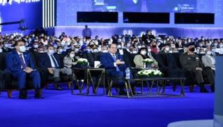 جانب من كلمة الرئيس المصري عبدالفتاح السيسي