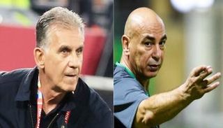 حسام حسن وكارلوس كيروش