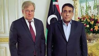 لقاء سابق بين رئيس المجلس الرئاسي والمبعوث الأمريكي نورلاند - أرشيفية