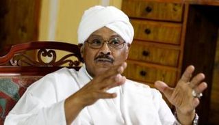 رئيس حزب الأمة مبارك المهدي