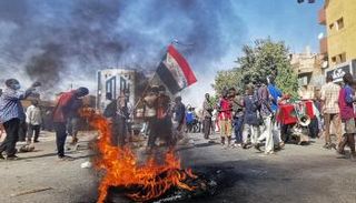 أعمال عنف باحتجاجات سابقة في السودان - أ.ف.ب