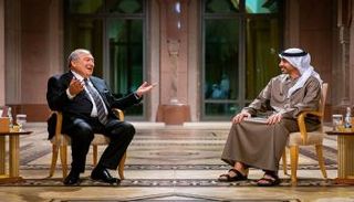 الشيخ عبدالله بن زايد آل نهيان وزير الخارجية والتعاون الدولي الإماراتي ورئيس أرمينيا