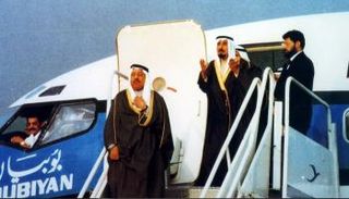 لحظة عودة الشيخ جابر إثر تحرير الكويت- أرشيفية