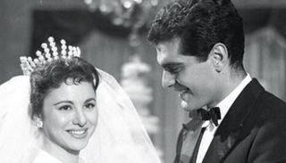 عمر الشريف وفاتن حمامة 