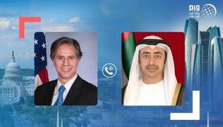 وزيرا الخارجية الإماراتي والأمريكي