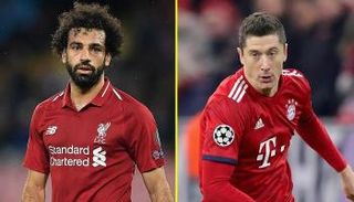 روبرت ليفاندوفسكي ومحمد صلاح