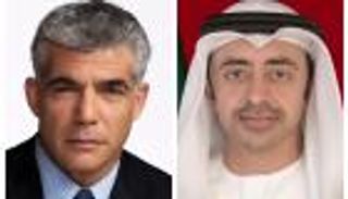 في اتصال هاتفي مع عبدالله بن زايد.. لابيد يدعو لإدانة دولية للإرهاب الحوثي