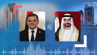 الشيخ محمد بن زايد آل نهيان ورئيس الحكومة الليبية