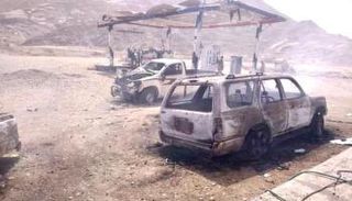 آثار مجزرة الحوثي في تعز