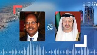 الشيخ عبدالله بن زايد آل نهيان ووزير خارجية جيبوتي
