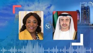 الشيخ عبدالله بن زايد آل نهيان ووزيرة خارجية غانا