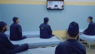 نزلاء بمركز بدر الامني للتأهيل في مصر