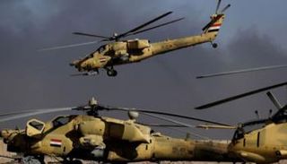 طائرات عراقية مقاتلة خلال مهمة جوية