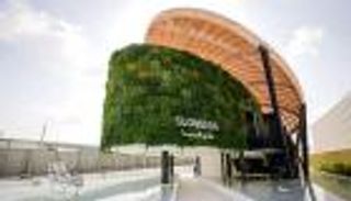 جناح سلوفينيا.. واحة خضراء عائمة لحلول مستدامة