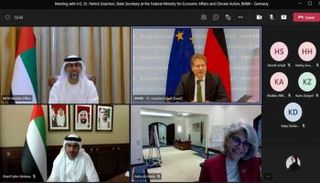 جانب من اللقاء الذي جمع الجانبين