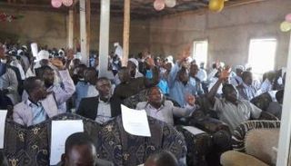 جانب من اجتماع مجلس قومية برتا