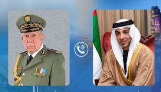 الشيخ منصور بن زايد آل نهيان والفريق السعيد شنقريحة