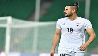 أيمن حسين لاعب منتخب العراق