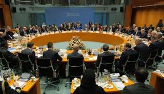 جانب من مؤتمر برلين حول ليبيا. (أرشيفية)