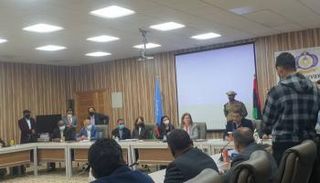 المستشارة الأممية ستيفاني وليامز  في جامعة سبها 