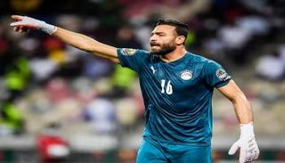 محمد أبو جبل جاباسكي حارس منتخب مصر ضد كوت ديفوار