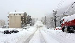 عاصفة ثلجية في لبنان