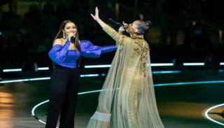 بلقيس و المغنية الأمريكية أليشيا كيز- أرشيفية