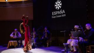 جانب من عرض فرقة ميوزيكا أنتيجوا في إكسبو 2020 دبي