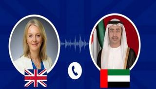 الشيخ عبد الله بن زايد آل نهيان وليز تروس