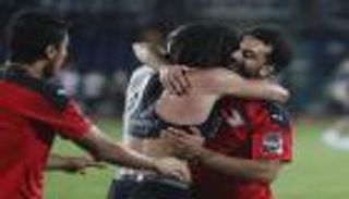 شاهد فيديو احتفالات لاعبي منتخب مصر عقب الفوز على المغرب
