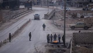 قوات كردية بمحيط سجن غويران في الحسكة - أرشيفية