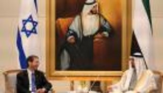 محمد بن زايد ورئيس إسرائيل يبحثان التعاون في ضوء "الاتفاق الإبراهيمي"