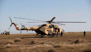 مروحية للجيش العراقي خلال عملية أمنية