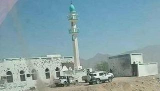 مسجد عبدالله بن مسعود بشبوة بعد قصف مليشيات الحوثي