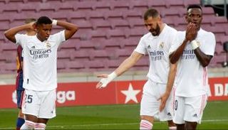 بنزيما ورودريجو وفينيسيوس نجوم ريال مدريد