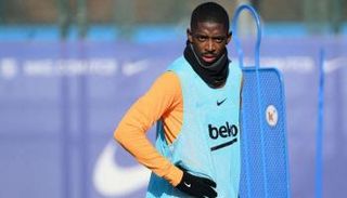 عثمان ديمبلي لاعب برشلونة