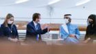 محمد بن راشد يستقبل رئيس إسرائيل في إكسبو 2020 دبي