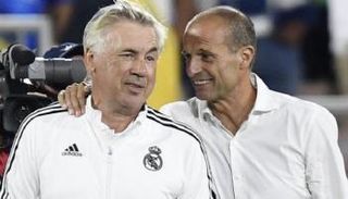 أليجري مدرب يوفنتوس وأنشيلوتي مدرب ريال مدريد