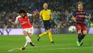 هدف النني في برشلونة